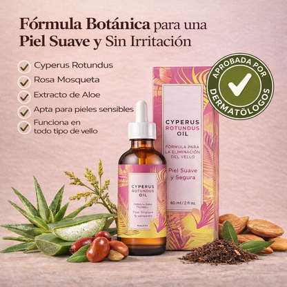 Aceite Dermavel — Reduce el crecimiento del vello en 4 semanas