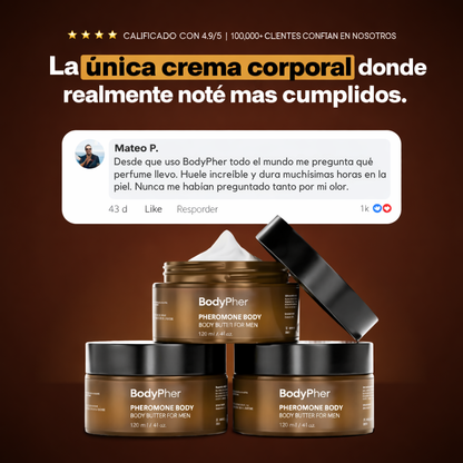 BodyPher™ Crema Corporal con Feromonas