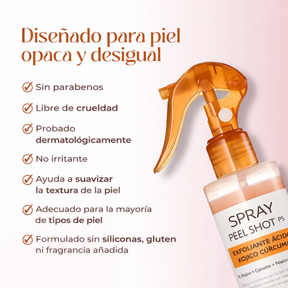Spray Exfoliador - Adiós a las manchas oscuras en 4 semanas