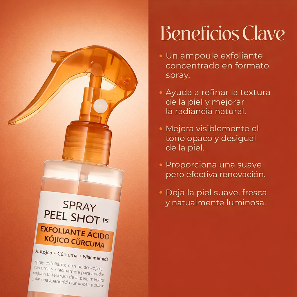 Spray Exfoliador - Adiós a las manchas oscuras en 4 semanas